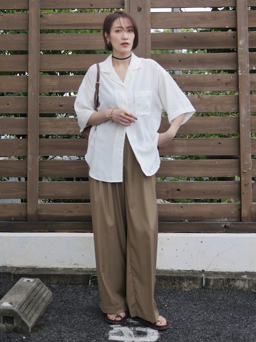 Lightweight Tuck Trousers（その他パンツ）｜TODAYFUL