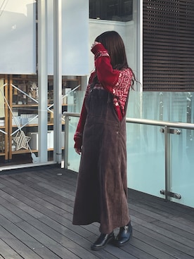 「NICE CLAUP（ナイスクラップ）のアイテム（ワンピース/ドレス）」を使った、ma✿さん（レディース・154cm）の春コーディネート
