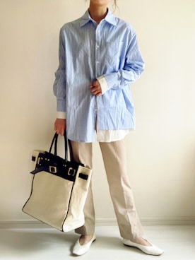 「OMNES（オムネス）のアイテム（バッグ）」を使った、nonさん（レディース・160cm）の夏コーディネート