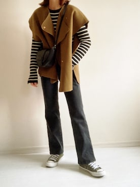 nonさん（レディース・160cm）の冬コーディネート