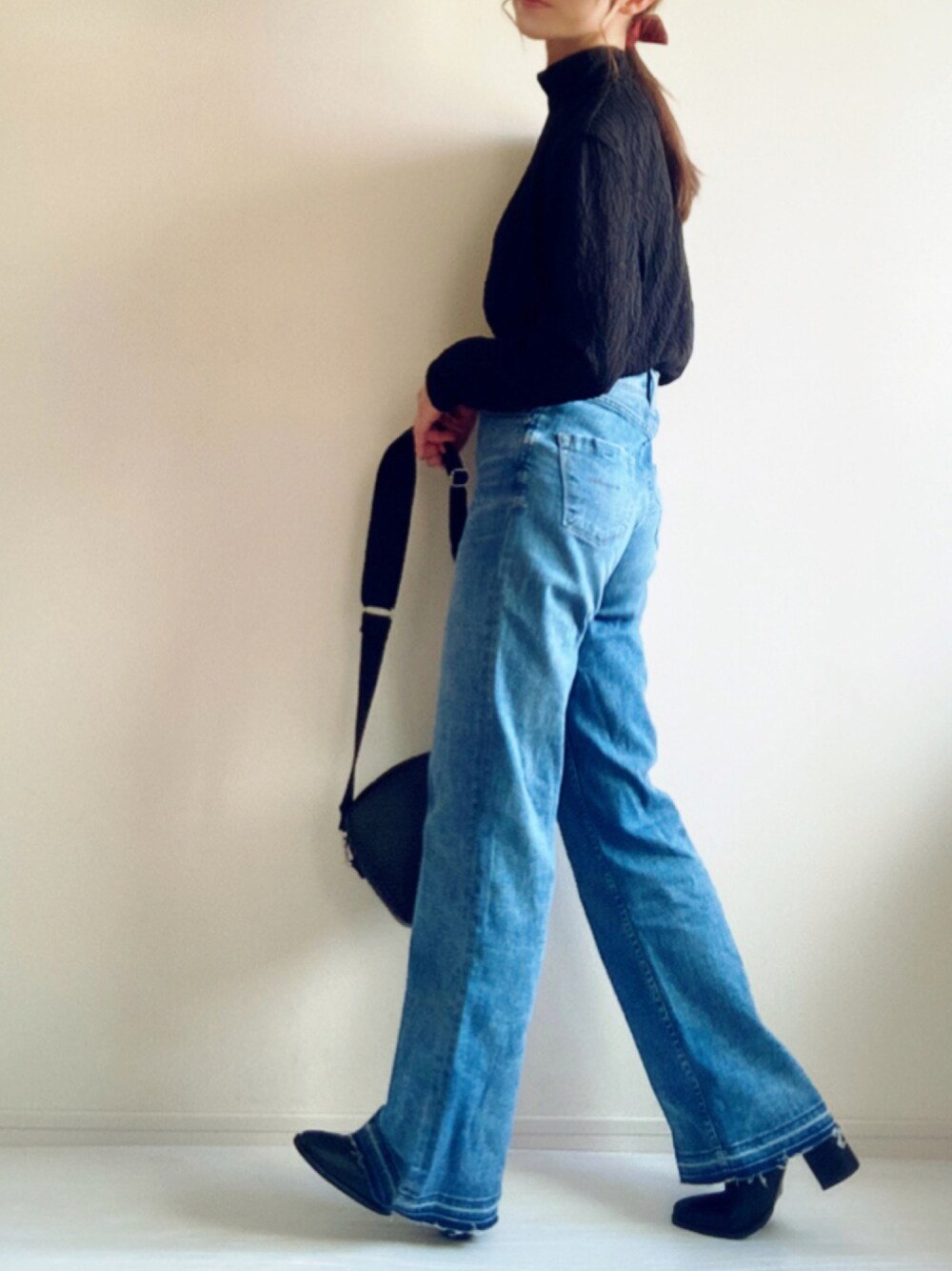 ヤヌーク　ハイウエストフレアデニム　26 WOMENSパンツBoot Cut ＆ Flare | YANUK ONLINE STORE
