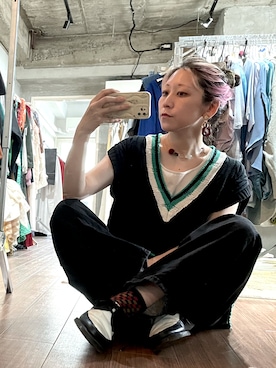 「Dr. Martens（ドクターマーチン）のアイテム」を使った、jaaaikoooさん（骨格ウェーブ・レディース・165cm）の秋コーディネート