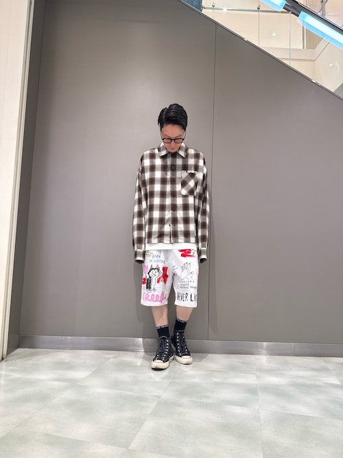 guernika スウェットハーフパンツ guernika/ゲルニカ/All painted short pants（スウェットパンツ