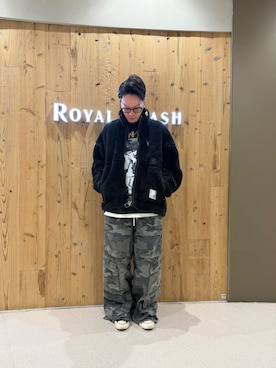 「FR(13)NDS（フレンズ）のFR(13)NDS/フレンズ/DOUBLE WAIST CARGO PANTS（Cargo trousers、その他）」を使った、akihiro_okadaさん（メンズ・175cm）の夏コーディネート