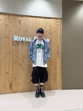 「ROYAL FLASH（ロイヤルフラッシュ）のアイテム」を使った、akihiro_okadaさん（メンズ・175cm）の夏コーディネート