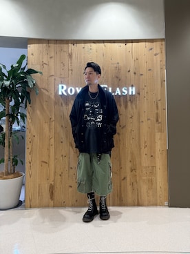 「アイテム（ブルゾン）」を使った、akihiro_okadaさん（メンズ・175cm）の夏コーディネート