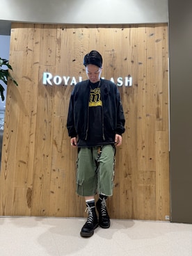 「アイテム（MA-1）」を使った、akihiro_okadaさん（メンズ・175cm）の秋コーディネート