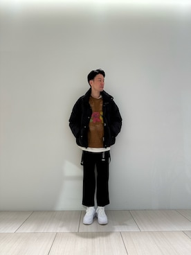 「A.A.Spectrum（エーエースペクトラム）のアイテム」を使った、akihiro_okadaさん（メンズ・175cm）の冬コーディネート