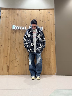 「アイテム（ブルゾン）」を使った、akihiro_okadaさん（メンズ・175cm・40代）の冬コーディネート