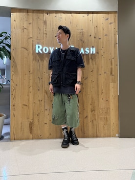 「アイテム（ベスト）」を使った、akihiro_okadaさん（メンズ・175cm）の夏コーディネート