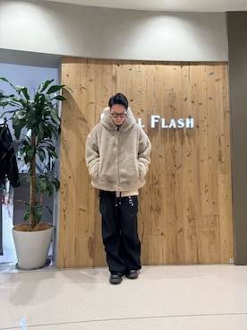 「アイテム（ブルゾン）」を使った、akihiro_okadaさん（メンズ・175cm・40代）の冬コーディネート