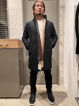 「アイテム（その他シューズ）」を使った、HIGH STREET_officialさん（メンズ・169cm）の冬コーディネート