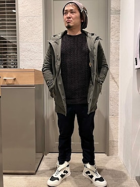 「アイテム（その他シューズ）」を使った、HIGH STREET_officialさん（メンズ・169cm）の冬コーディネート
