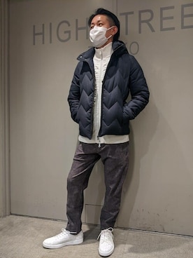 「アイテム（その他シューズ）」を使った、HIGH STREET_officialさん（メンズ・166cm）の冬コーディネート