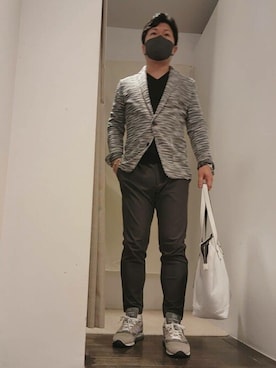 「TORNADO MART（トルネードマート）のアイテム（バッグ）」を使った、HIGH STREET_officialさん（メンズ・165cm）の夏コーディネート