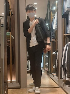 「TORNADO MART（トルネードマート）のアイテム（パンツ）」を使った、HIGH STREET_officialさん（メンズ・172cm）の夏コーディネート