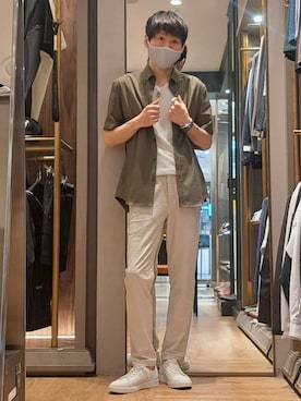 HIGH STREET_officialさん（メンズ・172cm）の夏コーディネート