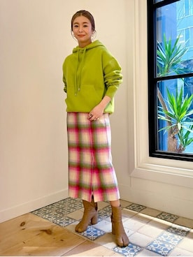 Hanada_TOMORROWLANDさん（レディース・166cm）の冬コーディネート