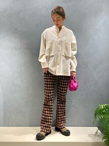 caban（キャバン）の「□CABaN ウールギャバジン ビッグシャツ（シャツ