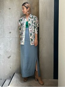 CABaN コットン パレルモフラワープリントレギュラーシャツ ¥41,800 caban（キャバン）の「□CABaN シルク パレルモフラワープリント
