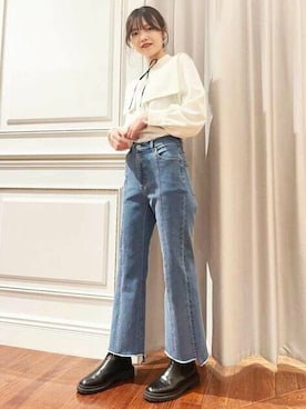 N. STAFFさん（レディース・164cm）の冬コーディネート