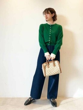 N. STAFFさん（レディース・158cm）の冬コーディネート