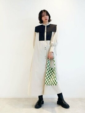 N. STAFFさん(レディース・158cm)の冬コーディネート