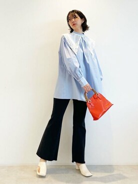 N. STAFFさん（レディース・158cm）の冬コーディネート