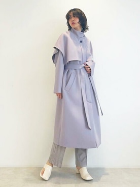 「N.（N. Natural Beauty Basic）（エヌエヌナチュラルビューティーベーシック）のアイテム（その他アウター）」を使った、N. STAFFさん（レディース・158cm）の冬コーディネート