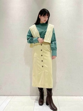 N. STAFFさん(レディース・163cm)の冬コーディネート