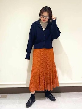 N. STAFFさん(レディース・160cm)の冬コーディネート