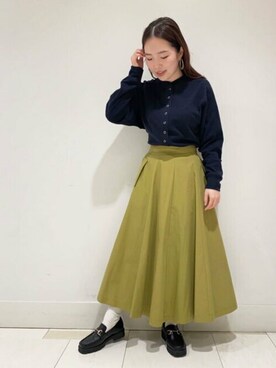 N. STAFFさん(レディース・159cm)の冬コーディネート