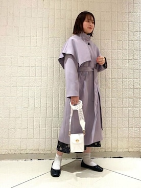 「N.（N. Natural Beauty Basic）（エヌエヌナチュラルビューティーベーシック）のアイテム（その他アウター）」を使った、N. STAFFさん（レディース・160cm）の冬コーディネート