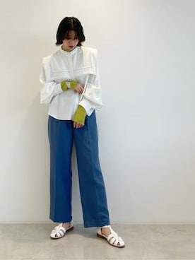 N. STAFFさん（レディース・158cm）の冬コーディネート