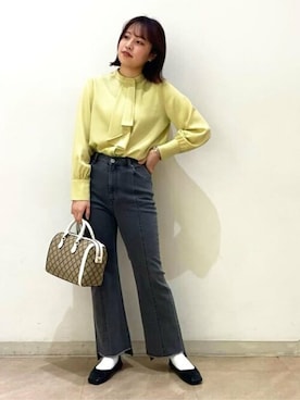 N. STAFFさん（レディース・160cm）の春コーディネート