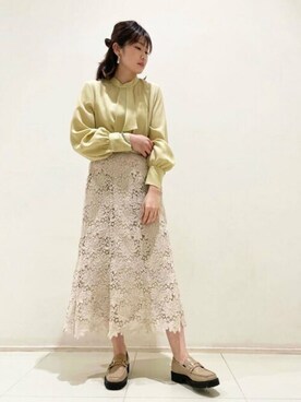 N. STAFFさん（レディース・158cm）の春コーディネート