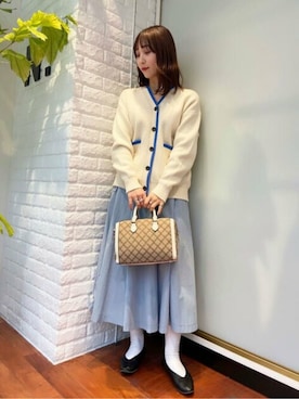 N. STAFFさん（レディース・163cm）の春コーディネート