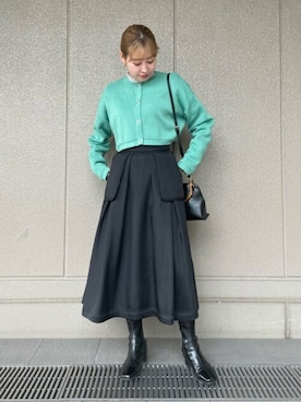 N. STAFFさん（レディース・157cm）の春コーディネート