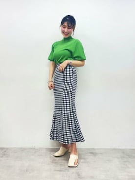 N. STAFFさん（レディース・157cm）の春コーディネート