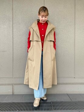 「N.（N. Natural Beauty Basic）（エヌエヌナチュラルビューティーベーシック）のアイテム（その他アウター）」を使った、N. STAFFさん（レディース・157cm）の春コーディネート