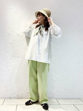 N. STAFFさん（レディース・154cm）の春コーディネート