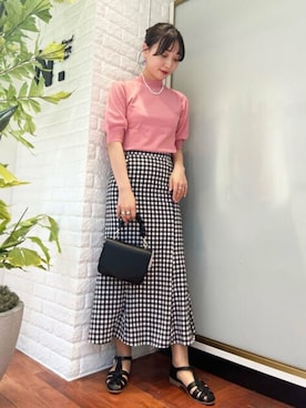 N. STAFFさん（レディース・163cm）の春コーディネート