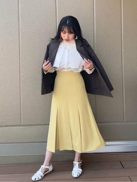 N. STAFFさん（レディース・157cm）の春コーディネート