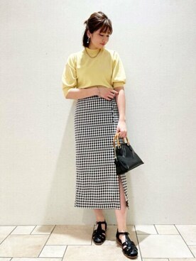 N. STAFFさん（レディース・158cm）の春コーディネート