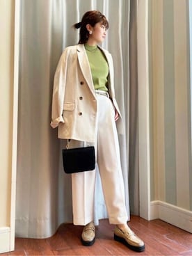 N. STAFFさん（レディース・158cm）の春コーディネート