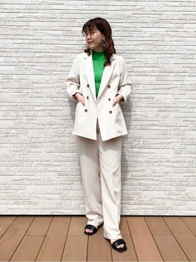 N. STAFFさん（レディース・154cm）の春コーディネート