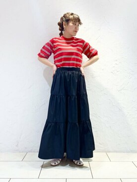 N. STAFFさん（レディース・154cm）の春コーディネート