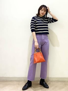 N. STAFFさん（レディース・160cm）の春コーディネート