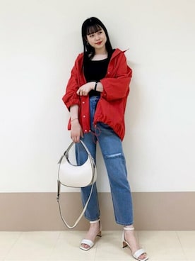 「N.（N. Natural Beauty Basic）（エヌエヌナチュラルビューティーベーシック）のアイテム（ブルゾン）」を使った、N. STAFFさん（レディース・166cm）の春コーディネート