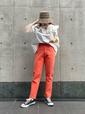 N. STAFFさん（レディース・157cm）の春コーディネート